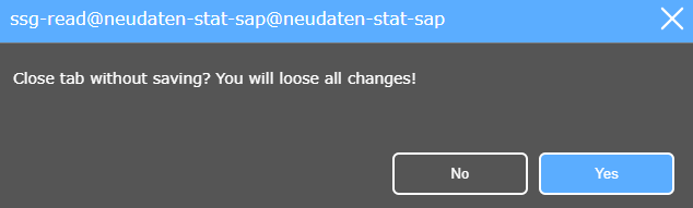 Bestätigung beim Schließen ungespeicherter Dateien