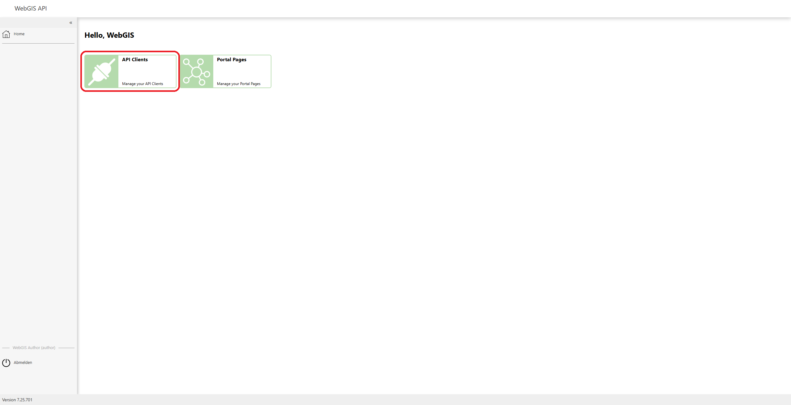 Übersicht der API Clients