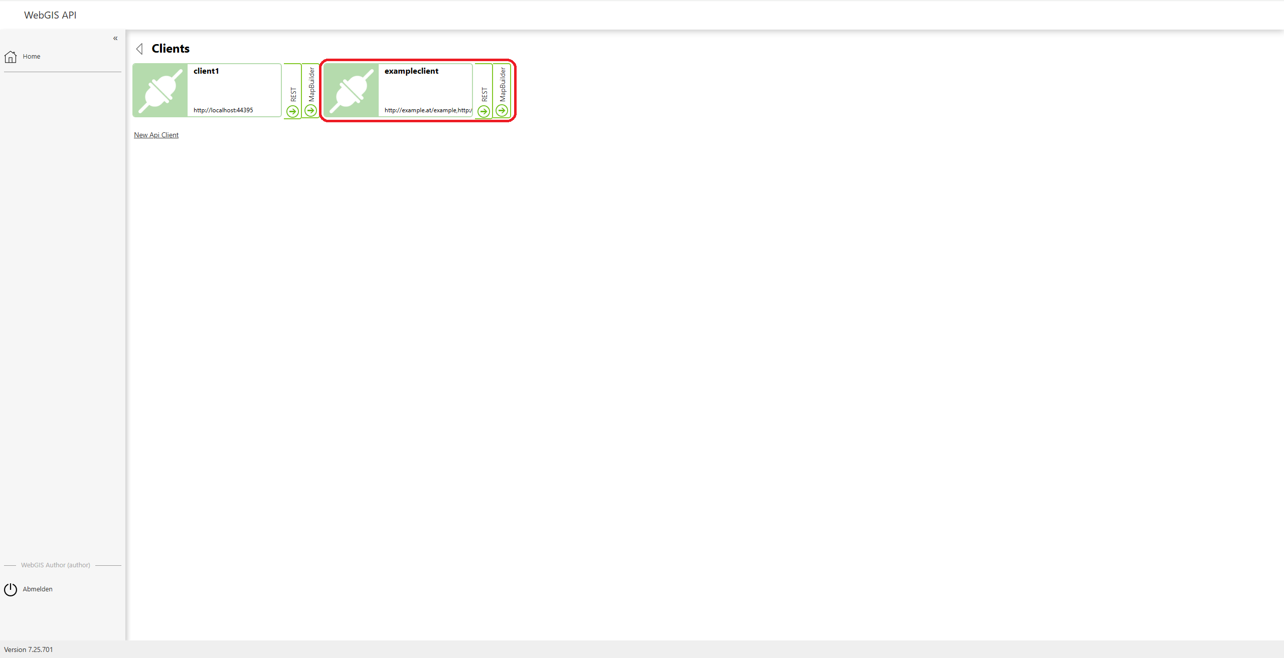 Erstellungsinformationen und Button "Save"