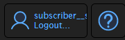 Toolbar top right